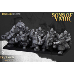 Higlands Miniatures 3D-Tonnerre de feu nains (2)