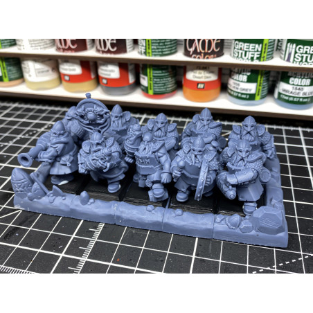Higlands Miniatures 3D-Tonnerre de feu nains