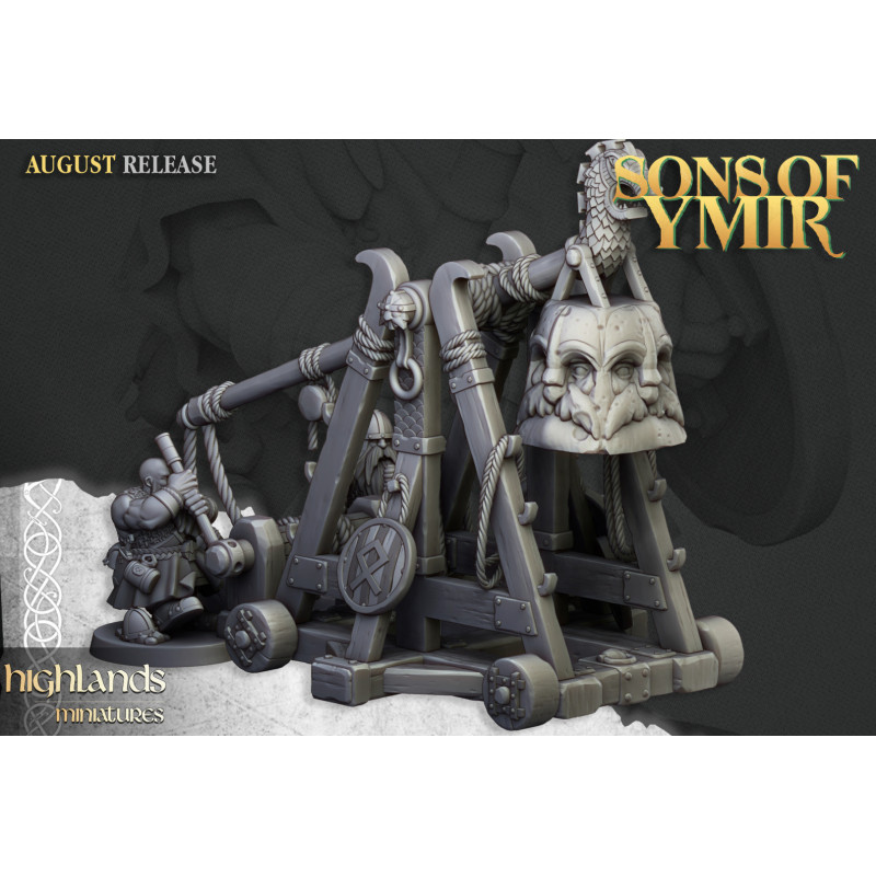 Higlands Miniatures 3D-Catapulte naine
