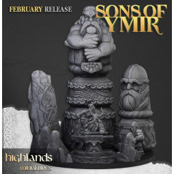 Higlands Miniatures 3D-Enclume du destin naine