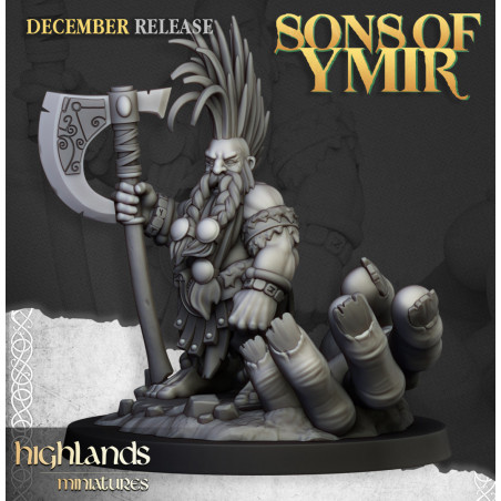 Higlands Miniatures 3D-Heros nain tueur de géant