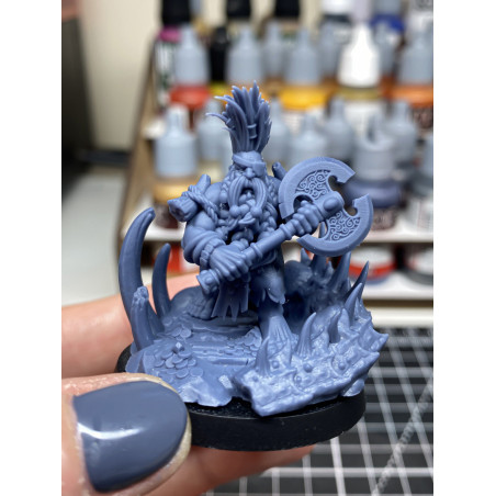 Higlands Miniatures 3D-Heros nain tueur de dragon
