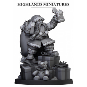 Higlands Miniatures 3D-Heros nain père noël