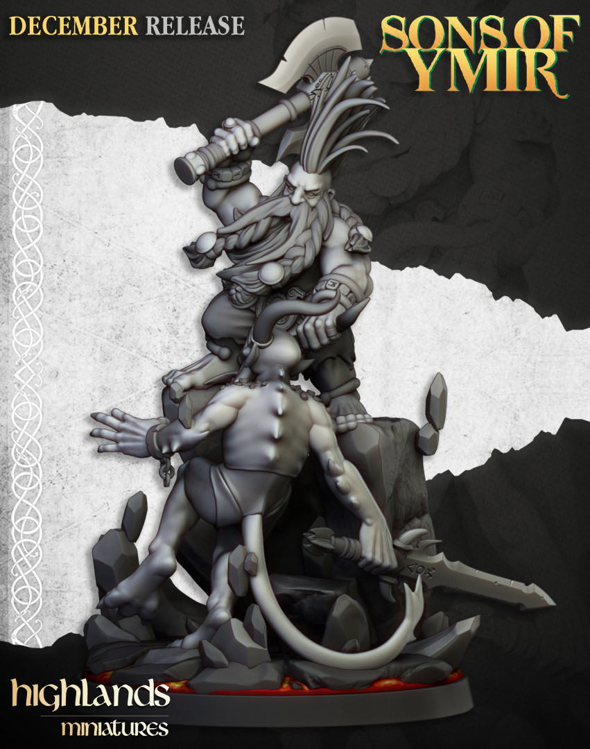 Royaumes nains -Heros nain tueur de démon - Imagen 1 de 3