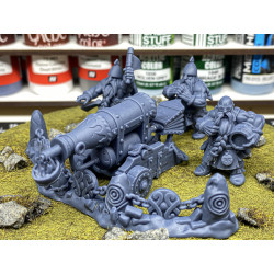 Higlands Miniatures 3D-Canon à flammes nain (2)