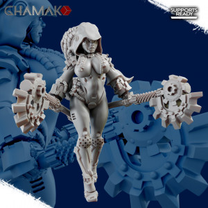 Ghamak 3D-Culte mécanique-Martian Pin up