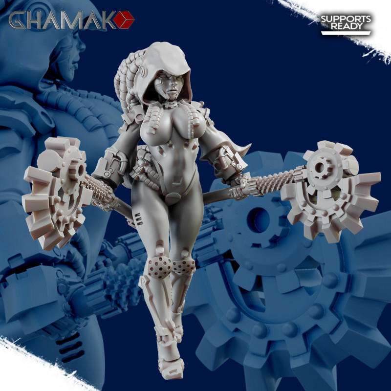 Ghamak 3D-Culte mécanique-Martian Pin upGhamak-Martian Pin up