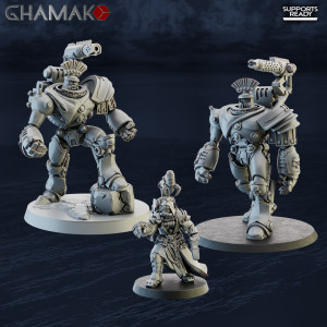 Ghamak 3D-Culte mécanique-Martian Iron golems
