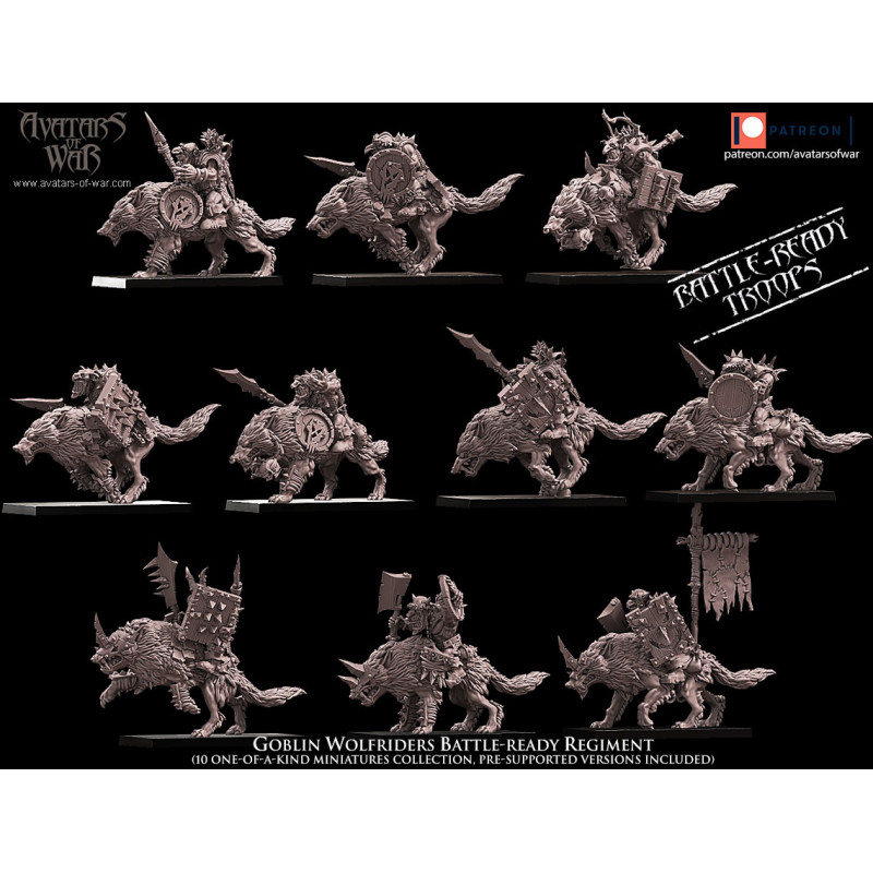 Figurines Avatars of War - Héros et guerriers épiques pour vos wargames