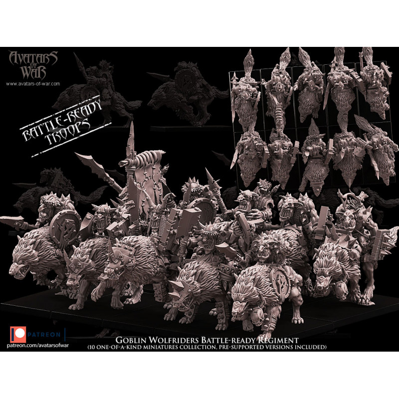 Figurines Avatars of War - Héros et guerriers épiques pour vos wargames