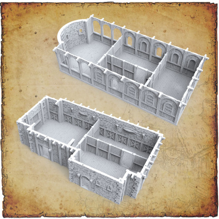 Décors modulaires 28/32 mm – 3D Layered Scenery – Filament

