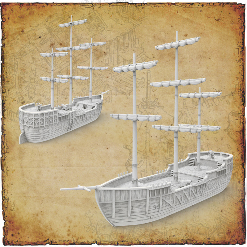 Décors modulaires 28/32 mm – 3D Layered Scenery – Filament

