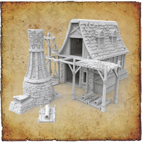 Décors modulaires 28/32 mm – 3D Layered Scenery – Filament

