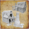 Décors modulaires 28/32 mm – 3D Layered Scenery – Filament

