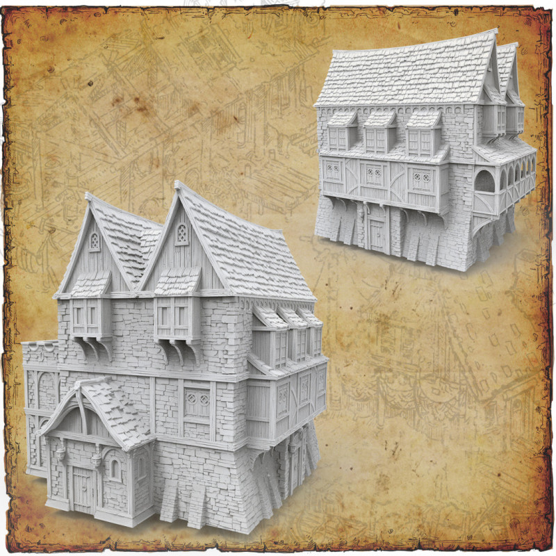 Décors modulaires 28/32 mm – 3D Layered Scenery – Filament

