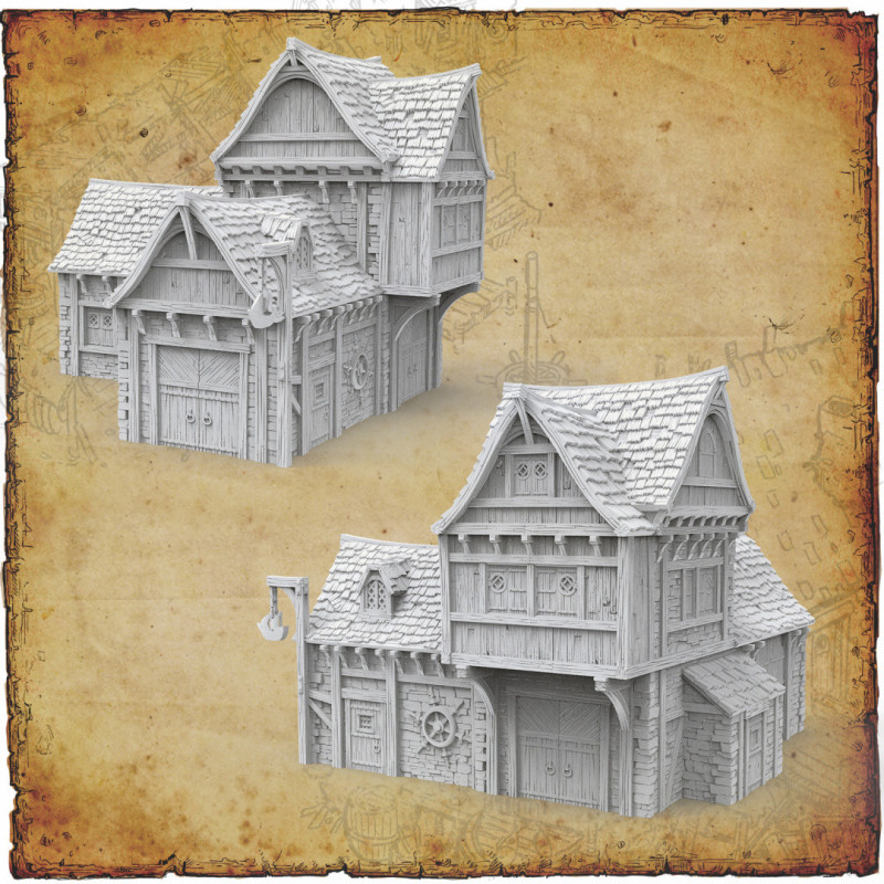 Décors modulaires 28/32 mm – 3D Layered Scenery – Filament

