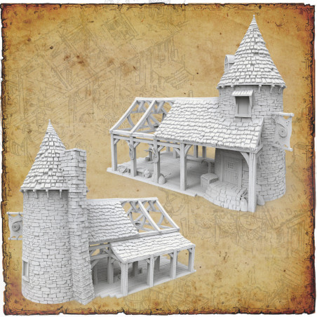 Décors modulaires 28/32 mm – 3D Layered Scenery – Filament

