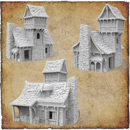 Décors modulaires 28/32 mm – 3D Layered Scenery – Filament

