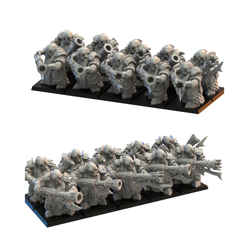 /9th Age Impression 3D Nains infernaux avec tromblon X 10 
