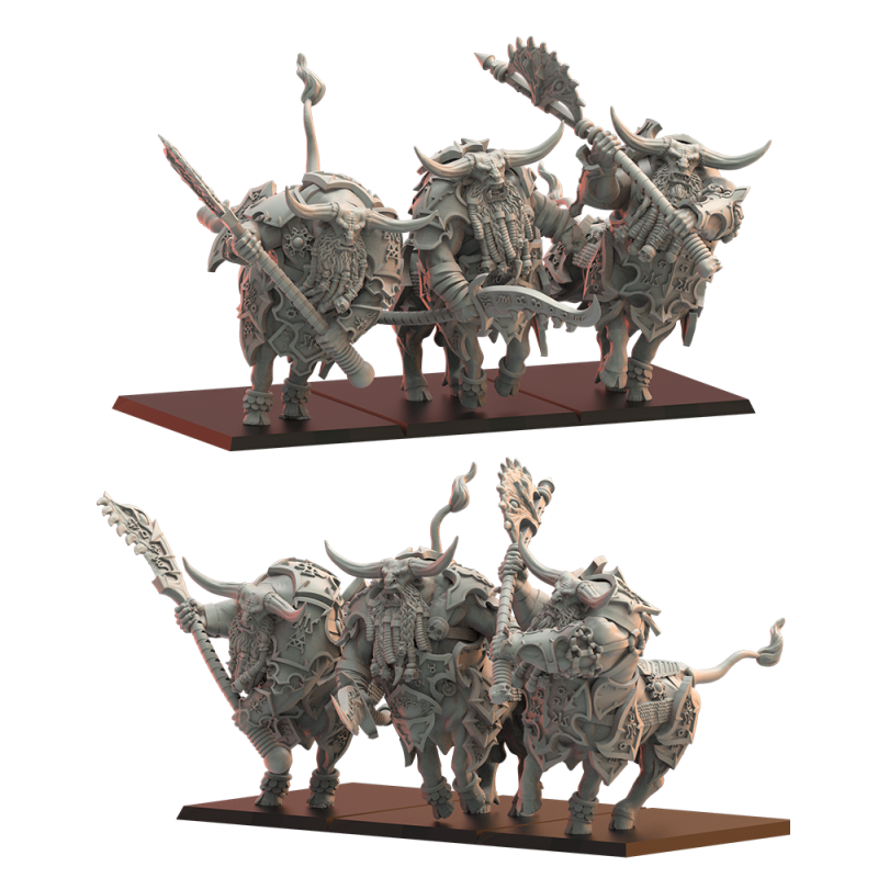 Figurines Nains du chaos imprimées en 3D