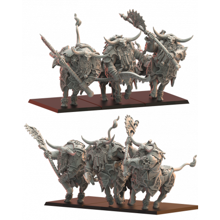 Figurines Nains du chaos imprimées en 3D