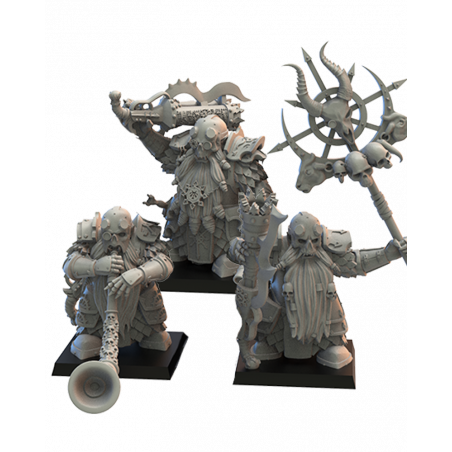 Figurines Nains du chaos imprimées en 3D
