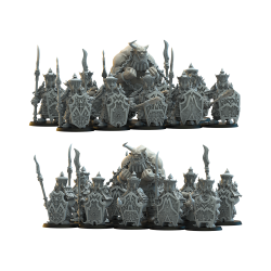 Figurines Nains du chaos imprimées en 3D