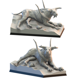 Figurines Nains du chaos imprimées en 3D