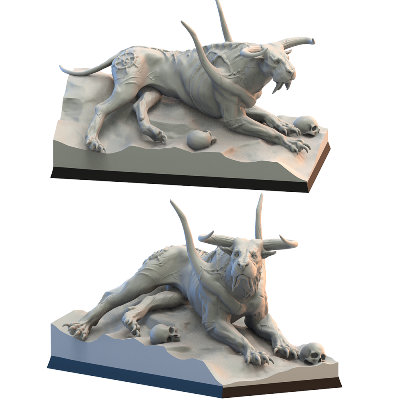 Figurines Nains du chaos imprimées en 3D