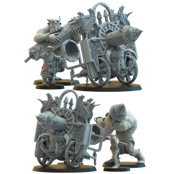 Figurines Nains du chaos imprimées en 3D