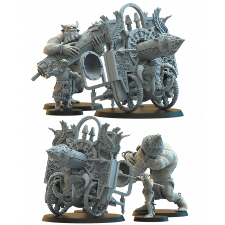 Figurines Nains du chaos imprimées en 3D