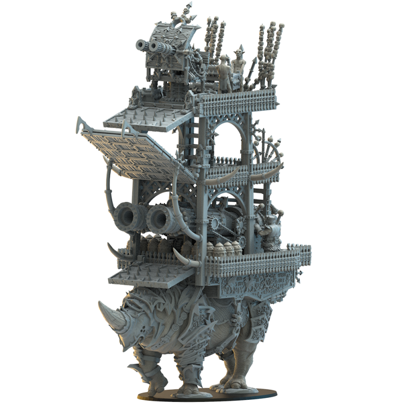 Figurines Nains du chaos imprimées en 3D