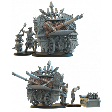 Figurines Nains du chaos imprimées en 3D