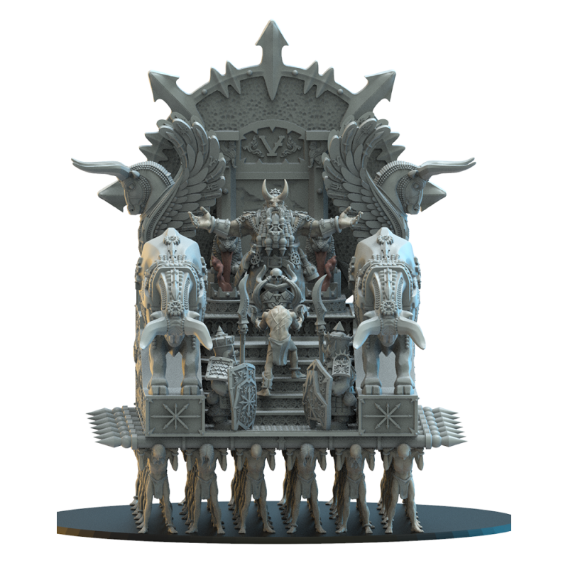 Figurines Nains du chaos imprimées en 3D