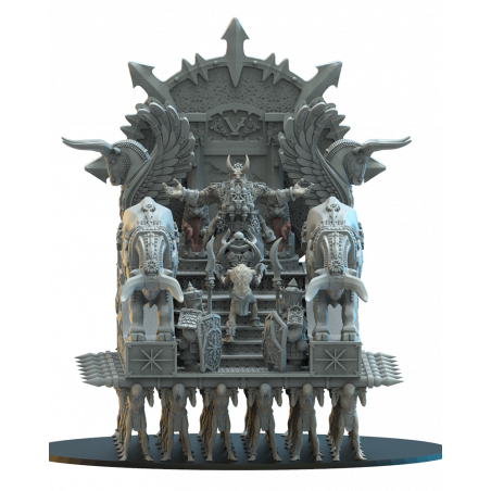 Figurines Nains du chaos imprimées en 3D