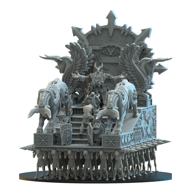 Figurines Nains du chaos imprimées en 3D