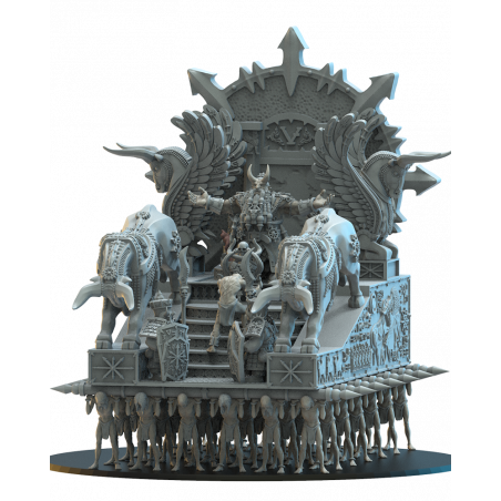 Figurines Nains du chaos imprimées en 3D