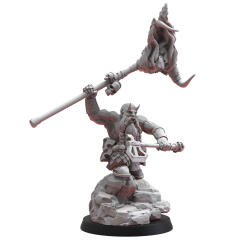 Figurines Nains du chaos imprimées en 3D