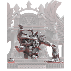 Figurines Nains du chaos imprimées en 3D