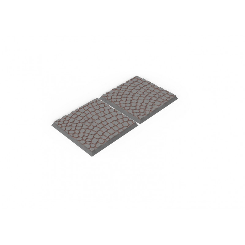 Impréssion 3D Proxywars Socles carrés texture pavés 