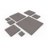 Impréssion 3D Proxywars Socles carrés texture pavés 