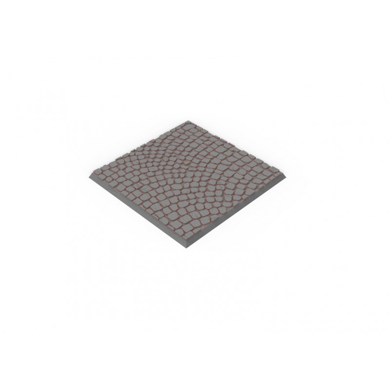 Impréssion 3D Proxywars Socles carrés texture pavés 