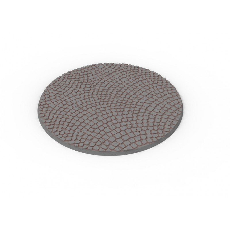 Impréssion 3D Proxywars Socles Ronds/Ovales texture pavés 