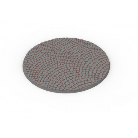 Impréssion 3D Proxywars Socles Ronds/Ovales texture pavés 
