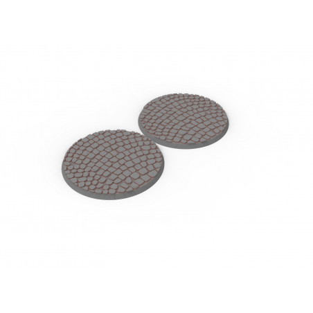 Impréssion 3D Proxywars Socles Ronds/Ovales texture pavés 