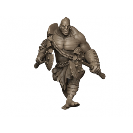 Impréssion 3D Géant avec deux haches 