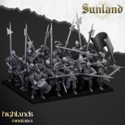 Higland Miniature Sunland - HallebardiersHigland Miniature Sunland - Hallebardiers