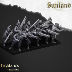 Higland Miniature Sunland - ArquebusiersHigland Miniature Sunland - Arquebusiers
