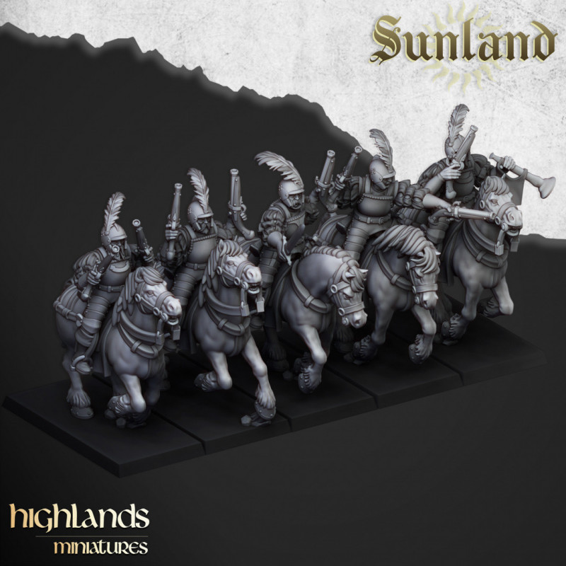 Higland Miniature Sunland - Cavaliers pistoliersHigland Miniature Sunland - Cavaliers pistoliers