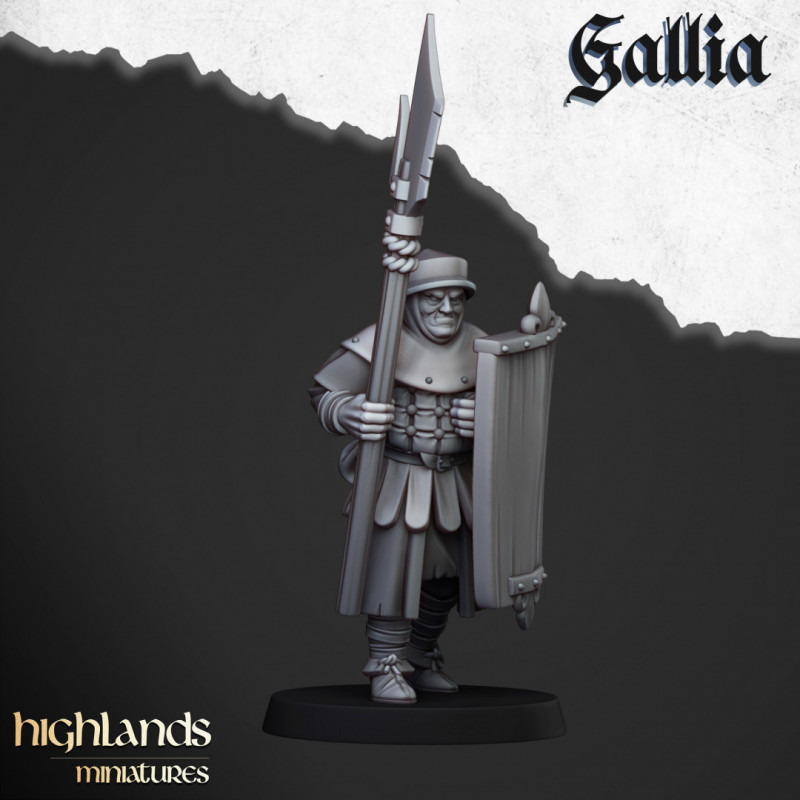 Higland miniatures Gallia - Hommes d'armes   